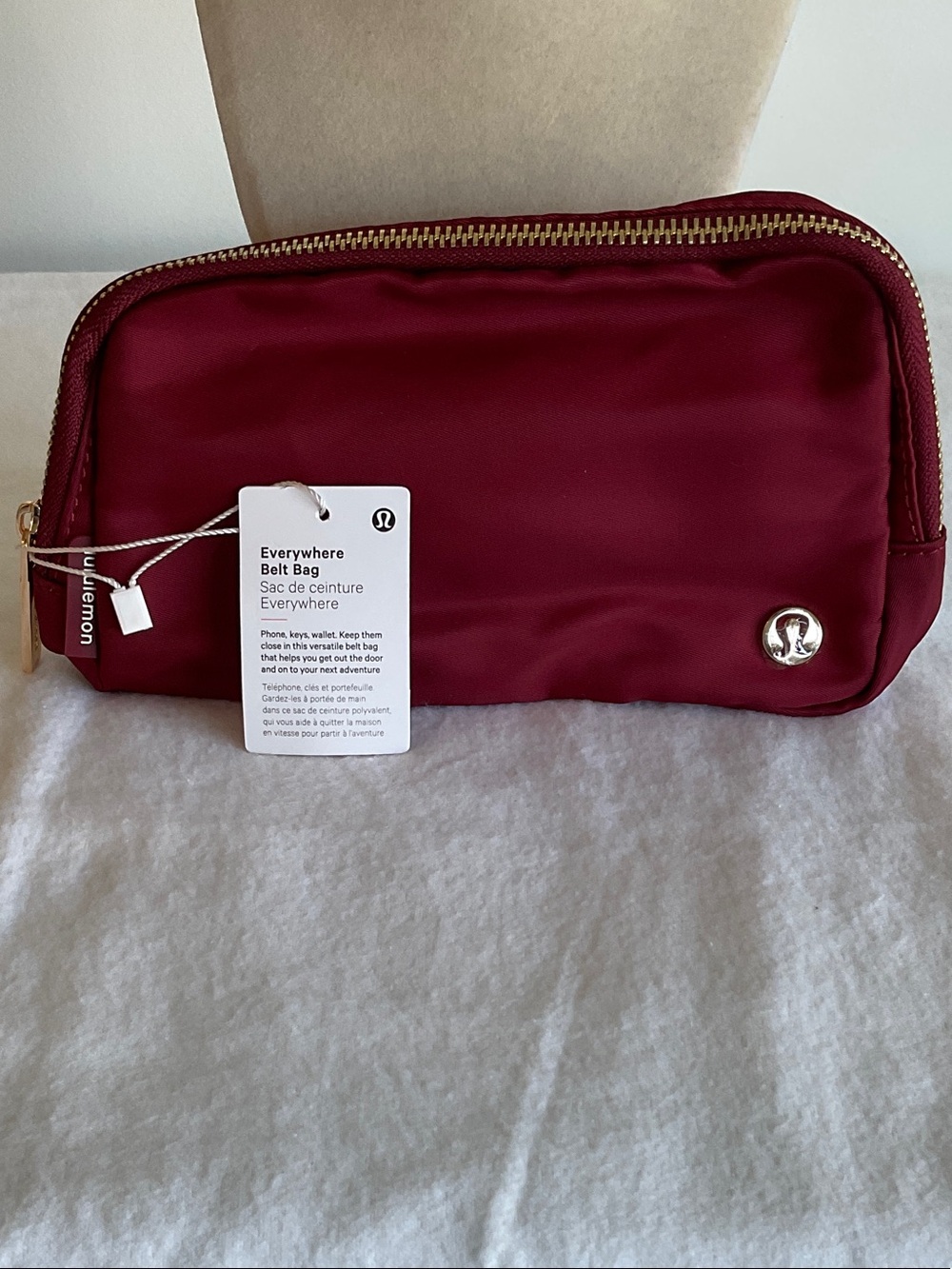 Lululemon Red Everywhere Belt Bag NWT